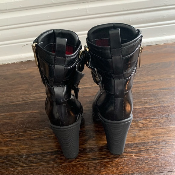 Heeled Combat Bootie - Picture 4 of 5